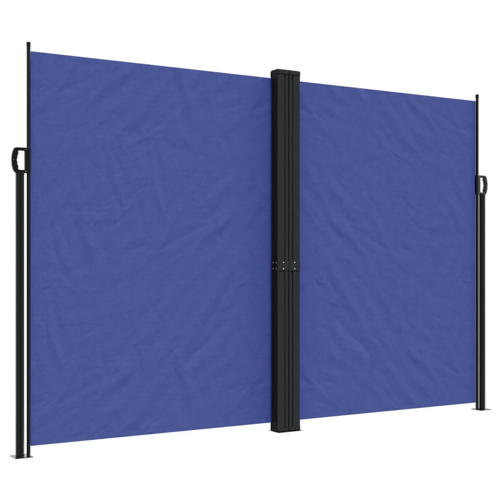 SEITENMARKISE Ausziehbar Blau 220x1200 cm - Blau, Textil (1200/220/1200cm) - furnicato