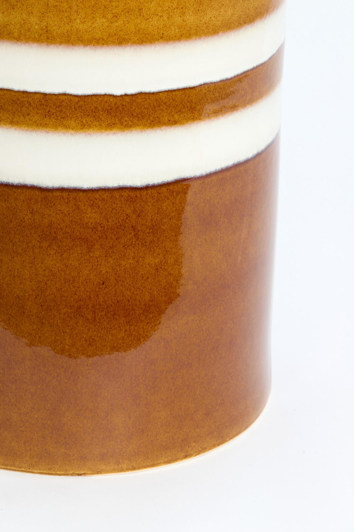 BEISTELLTISCH Mooca Braun Ø33/44 cm - Braun, Keramik (33/33/44cm) - Light & Living