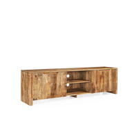 TV Board Sophie Mangoholz 200 cm / 40 cm Natur - Naturfarben, Holz (200/55/40cm) - Villa Möbel