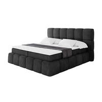 BOXBETT - AURI-H3 - 160x200 Schwarz Casablanca - Schwarz, Holzwerkstoff (160/200cm) - ALTDECOR