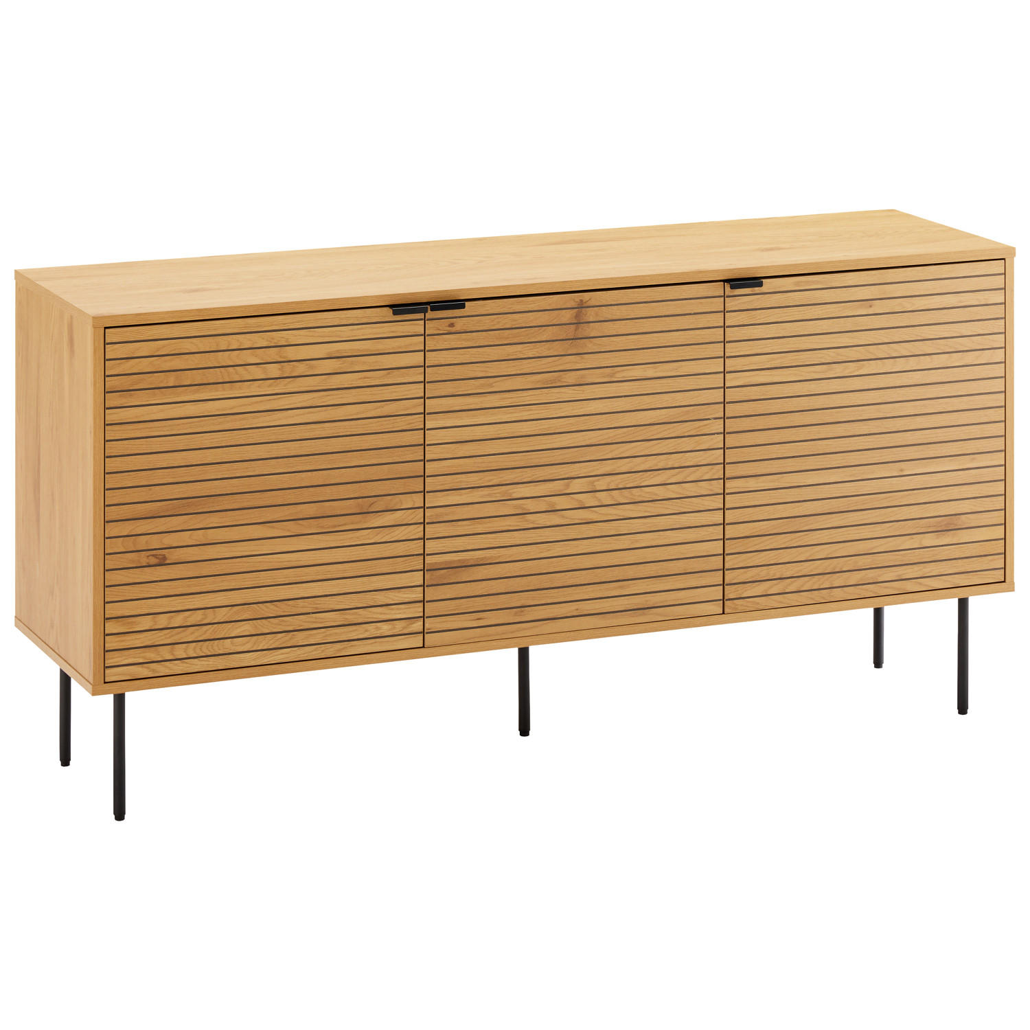 ANRICHTE STINNA 150/40/74 cm - Braun, Holzwerkstoff (40/74/150cm) - Happy Garden