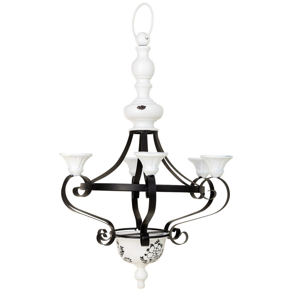 KERZENHALTER aus Metall, schwarz, 52x46x67cm - Schwarz, Metall (67.31cm) - Wanderlust