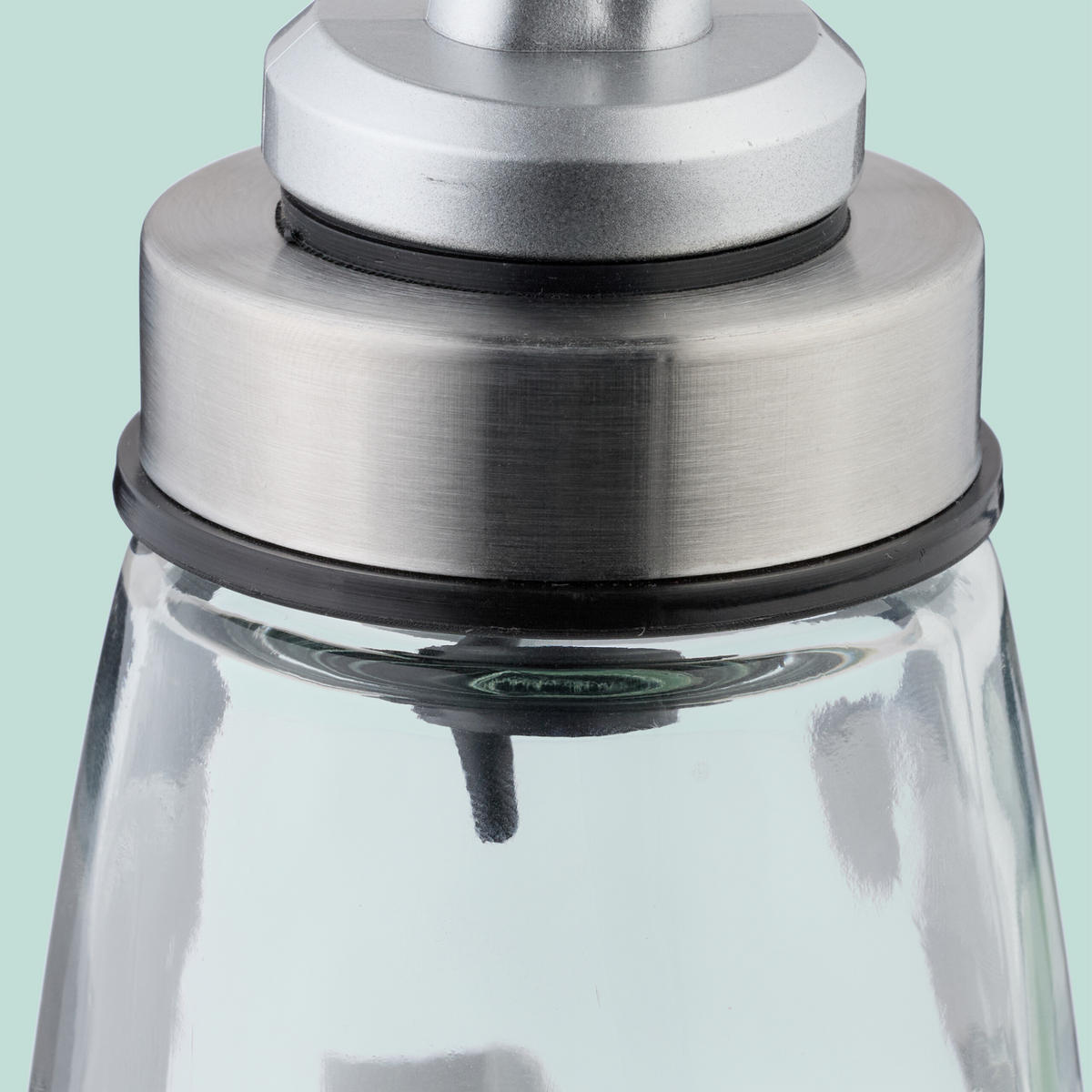 3XÖLFLASCHE - Multicolor, Glas/Kunststoff (7/14/7cm) - Relaxdays