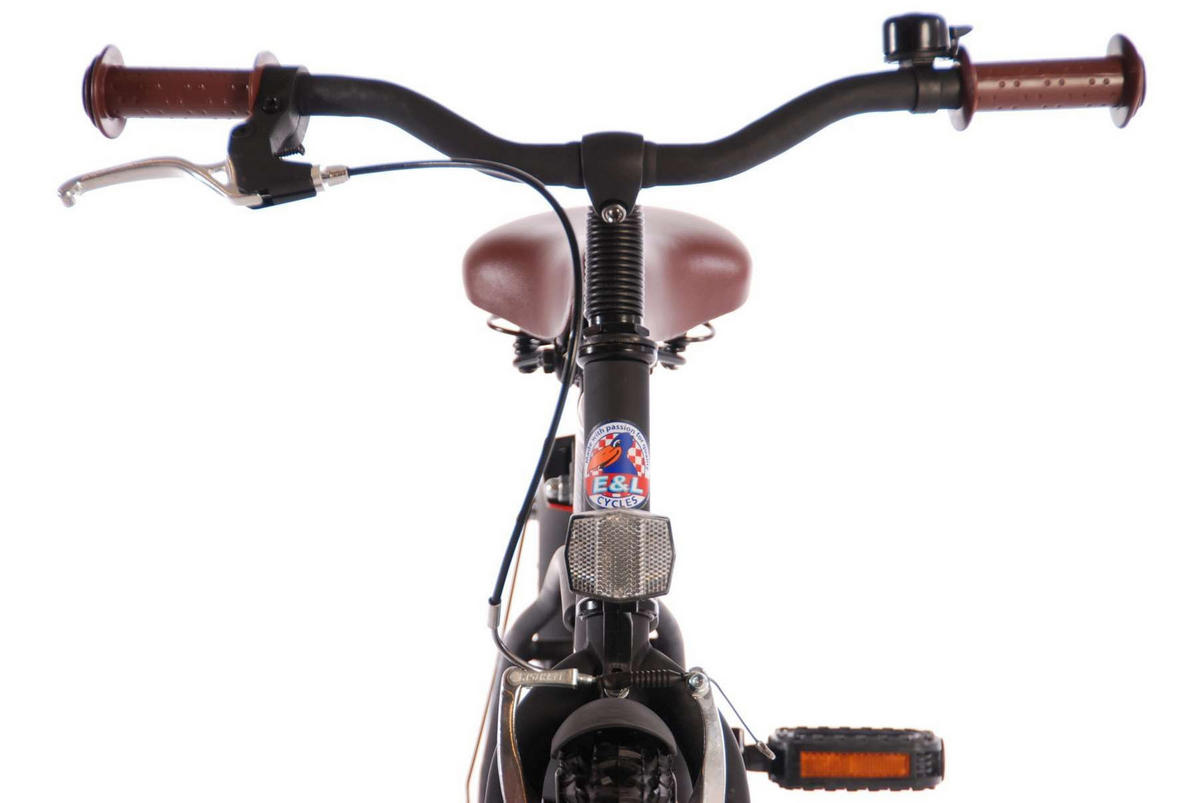 KINDERFAHRRAD Black Cruiser - Jungen - 18 Zoll - Rücktritt + Handbremse - Schwarz - Schwarz, Metall (65cm) - TPFSports
