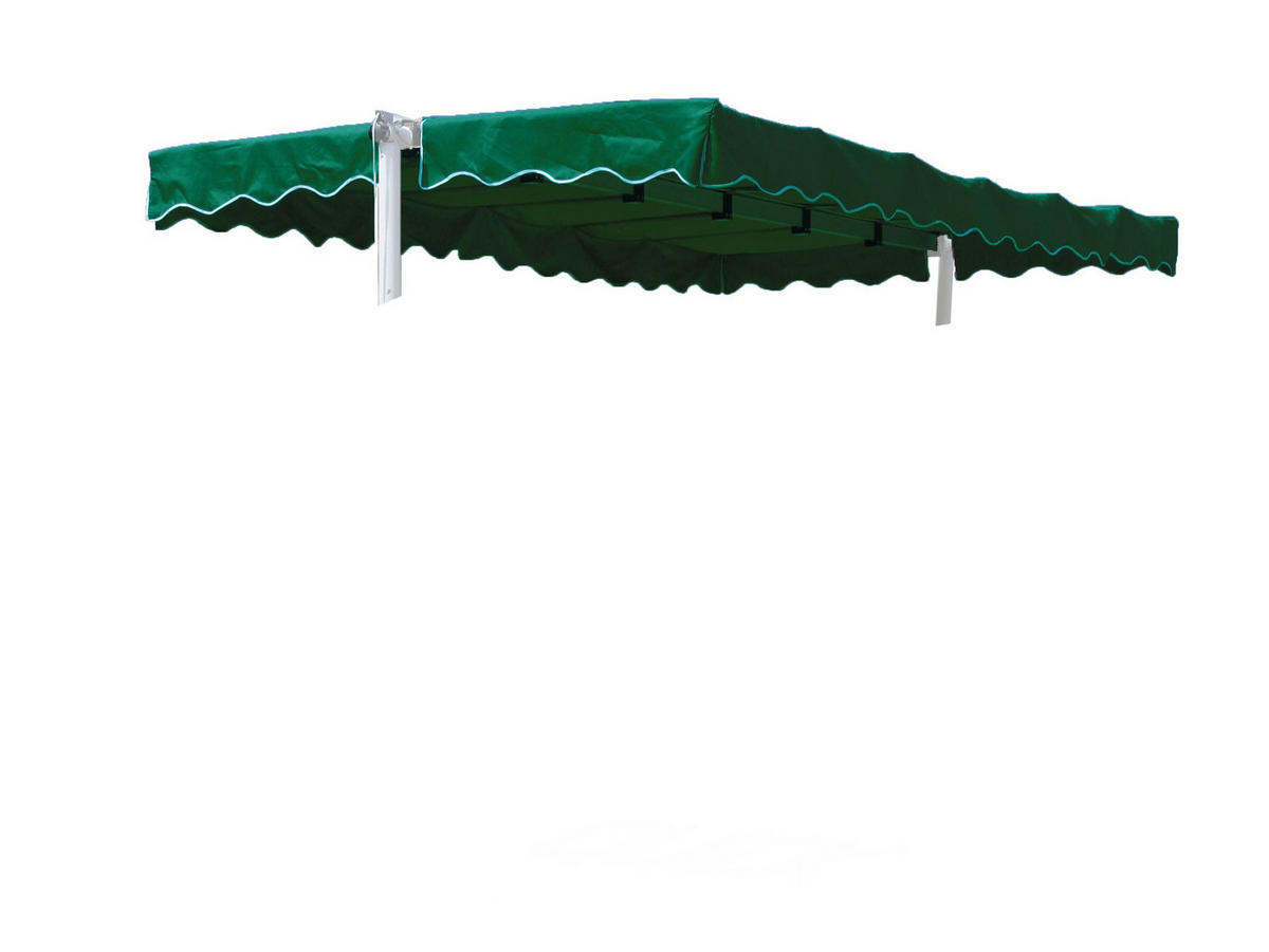 ERSATZDACH Markise Dubai 375x225 cm Grün - Grün, Textil (375/1/225cm) - QUICK STAR
