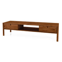 TV-SCHRANK INA Wildeiche - Mokka, Holz (160/39/46cm) - byoak