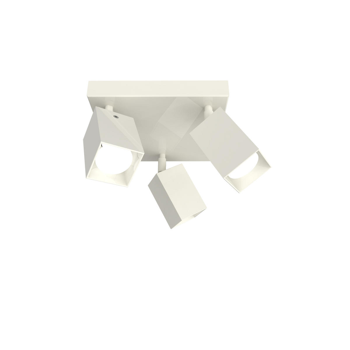 DECKENLEUCHTE - Weiß Hochglanz, Metall (25/25/18cm) - Lumicom