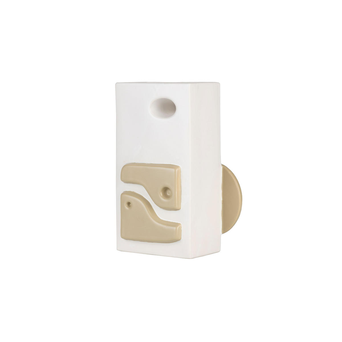 VASE Bloomer - Beige, Keramik (23cm) - Zuiver