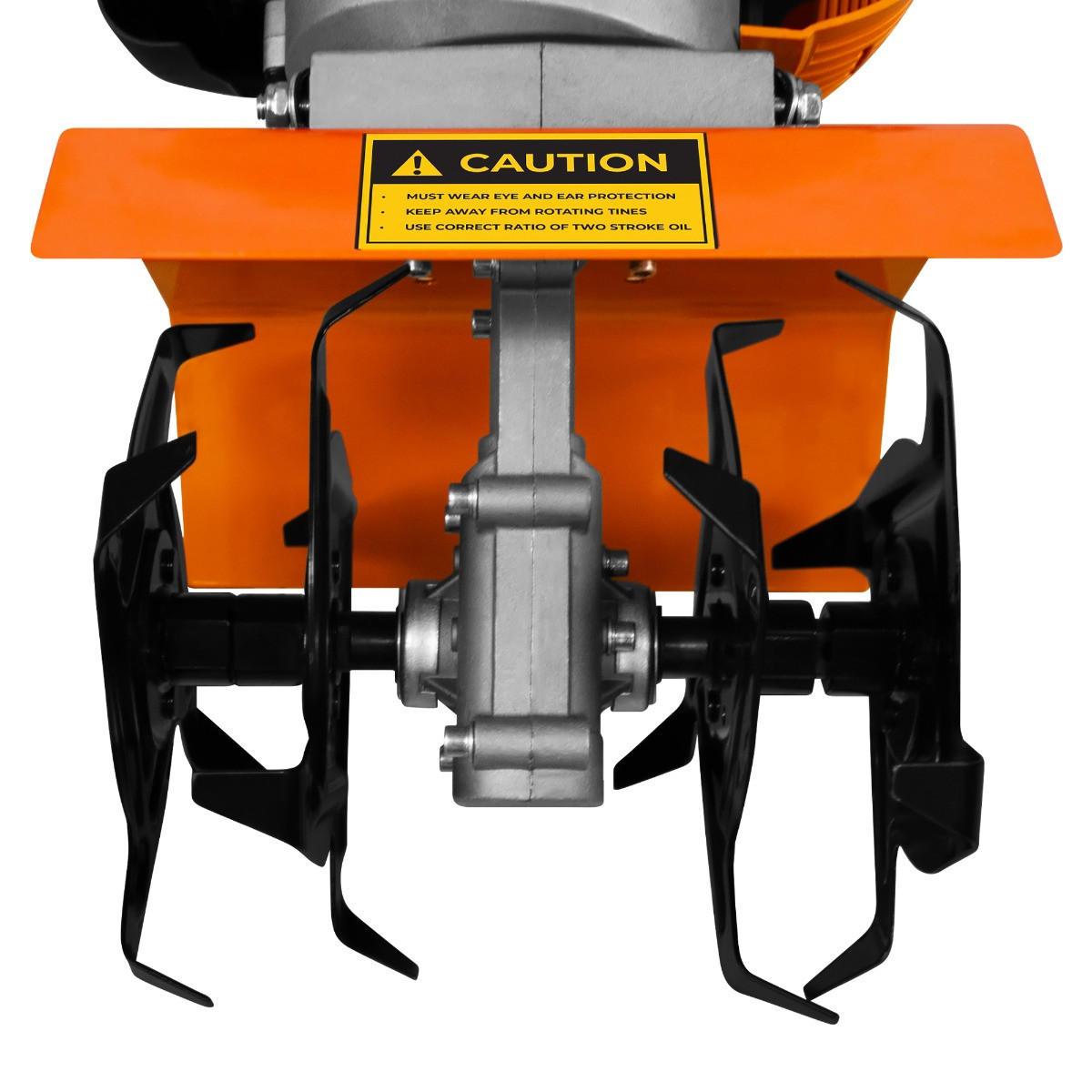MOTORHACKE GARTENFRÄSE - Orange, Metall (85/95/46cm) - T-Mech