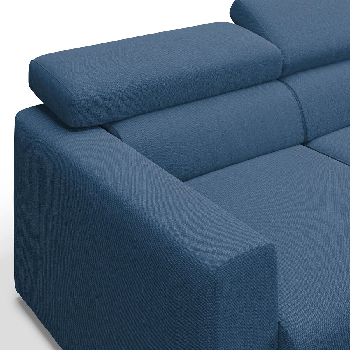 LINEARSOFA Dylan - Blau, Textil (240/74/100cm) - Divani.store