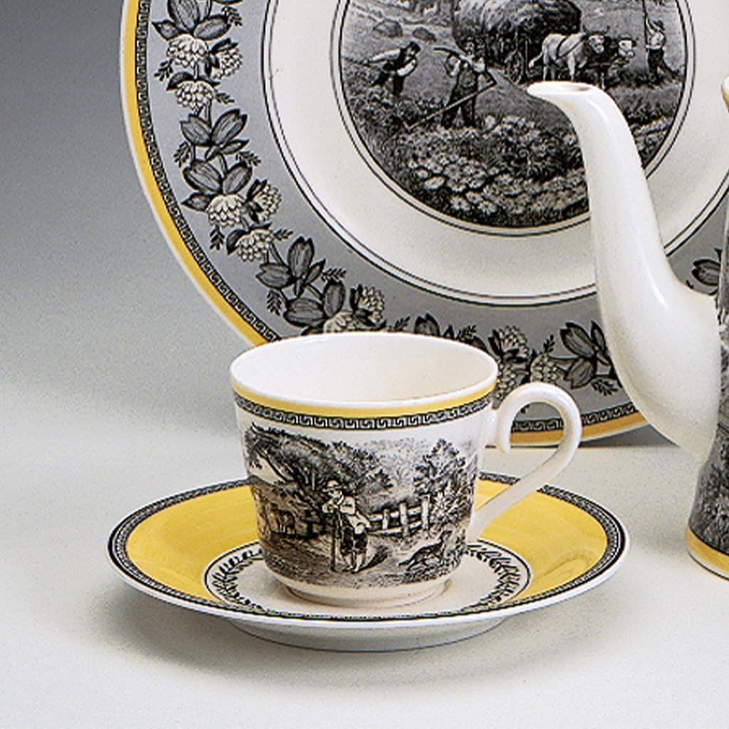 KAFFEE- / TEEUNTERTASSEN Audun Ferme bunt ø 16 cm 6er Set - Multicolor, Keramik (16cm) - Villeroy & Boch