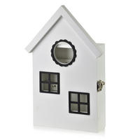 SCHLÜSSELKASTEN Stacy Weiß 20/6/29.5 cm Holz - Weiß, Holz (20/29.5/6cm) - Mondex