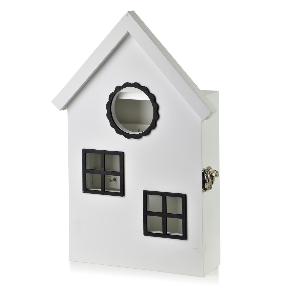 SCHLÜSSELKASTEN Stacy Weiß 20/6/29.5 cm Holz - Weiß, Holz (20/29.5/6cm) - Mondex