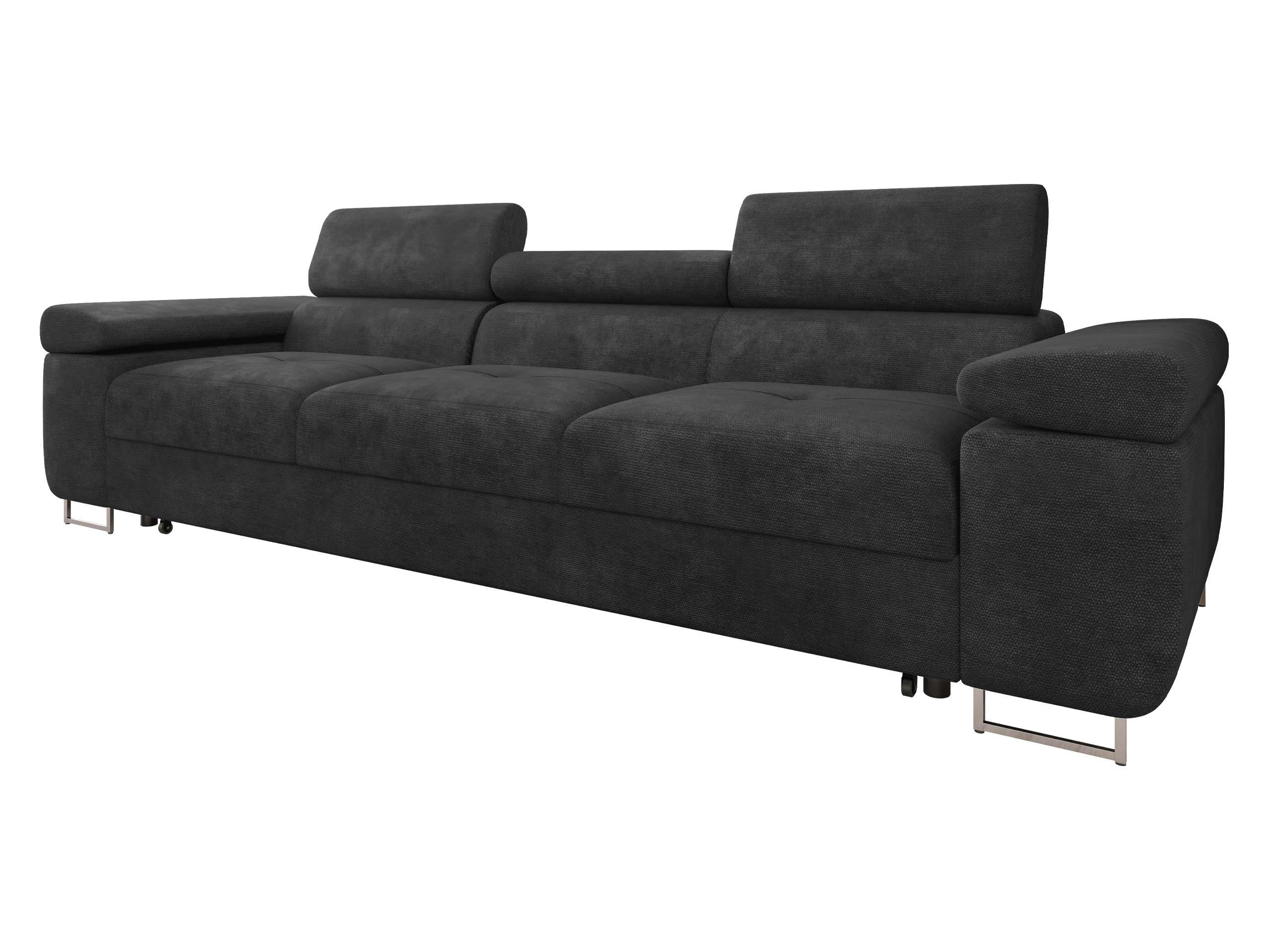 SCHLAFSOFA Torezio 3 Bis - Anthrazit, Holz/Textil (263/90/102cm) - MIRJAN24