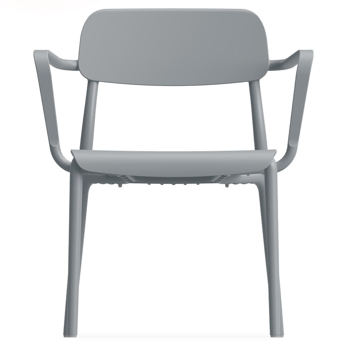 GARTENMÖBEL-SET GALIO, 4-tlg - Grau, Kunststoff - KONSIMO®