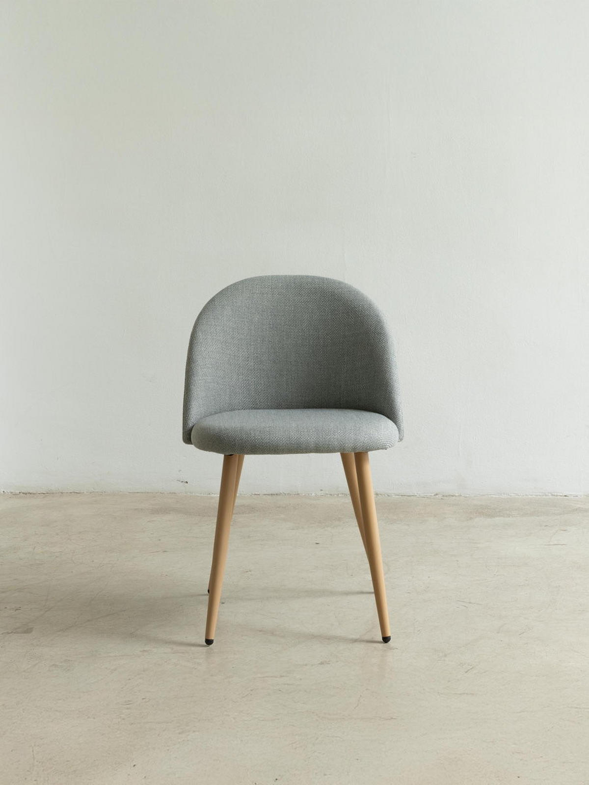 STUHL Brila Grau 51 cm x 77 cm - Grau, Textil (51/77/54cm) - Kenay Home