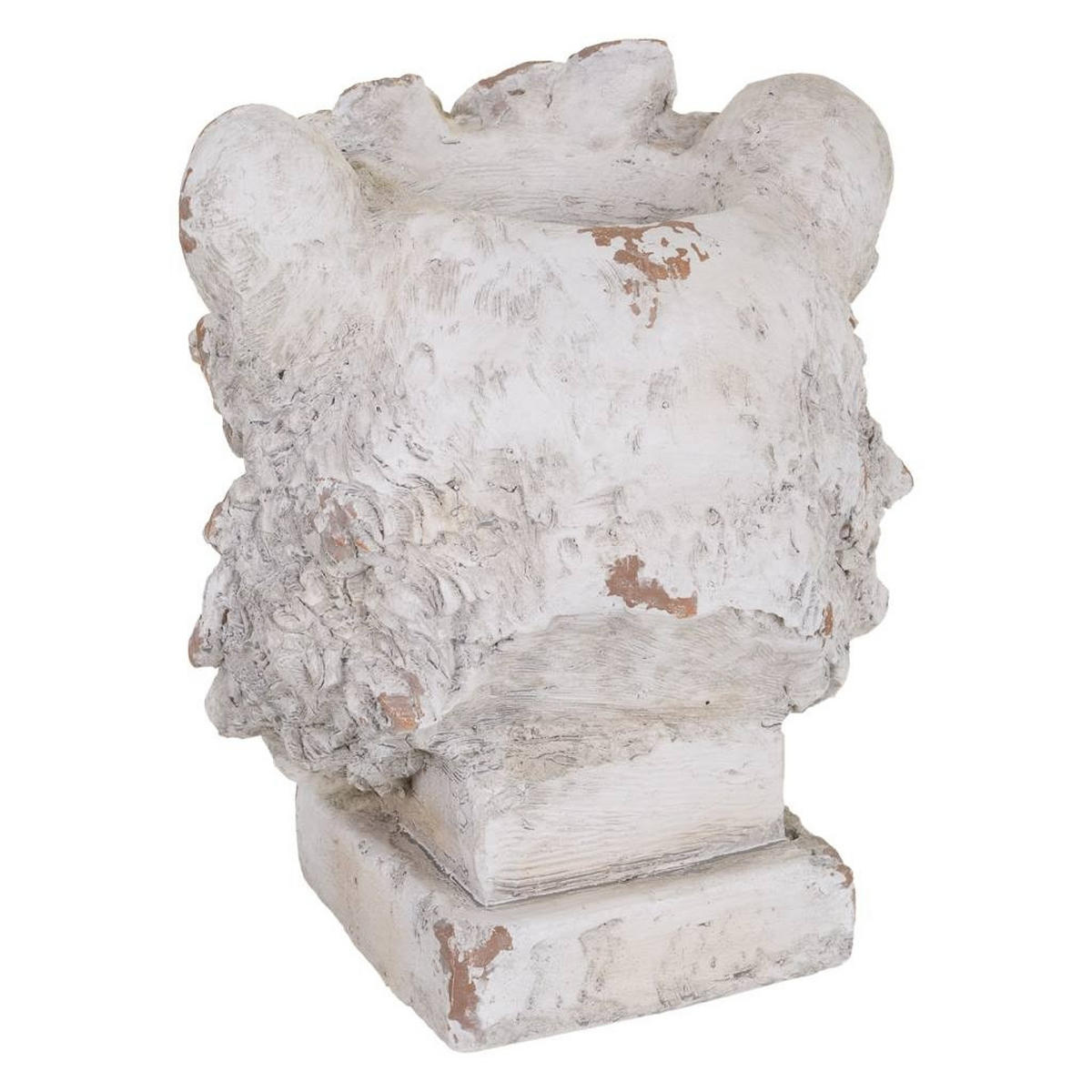 PFLANZENSTÄNDER, weiß, 37x44cm - Weiß, Stein (44cm) - Wanderlust