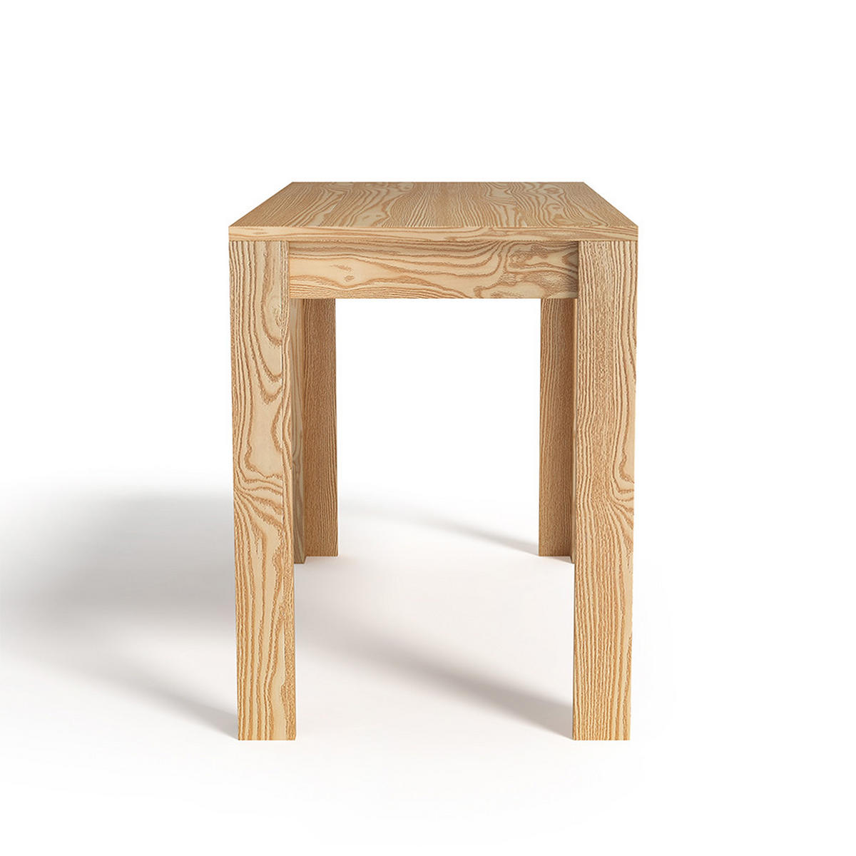 ESSENTISCH-BÄNKEN 3er-set aus Spanplatte in Naturfarbe Rechteckig Platzsparendes für 4 Personen - Naturfarben, Holzwerkstoff (110/72/55cm) - Livingandhome