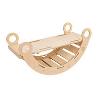 KLETTERBOGEN für Kinder, Natur - Beige, Holz (92/47/40cm) - MeowBaby
