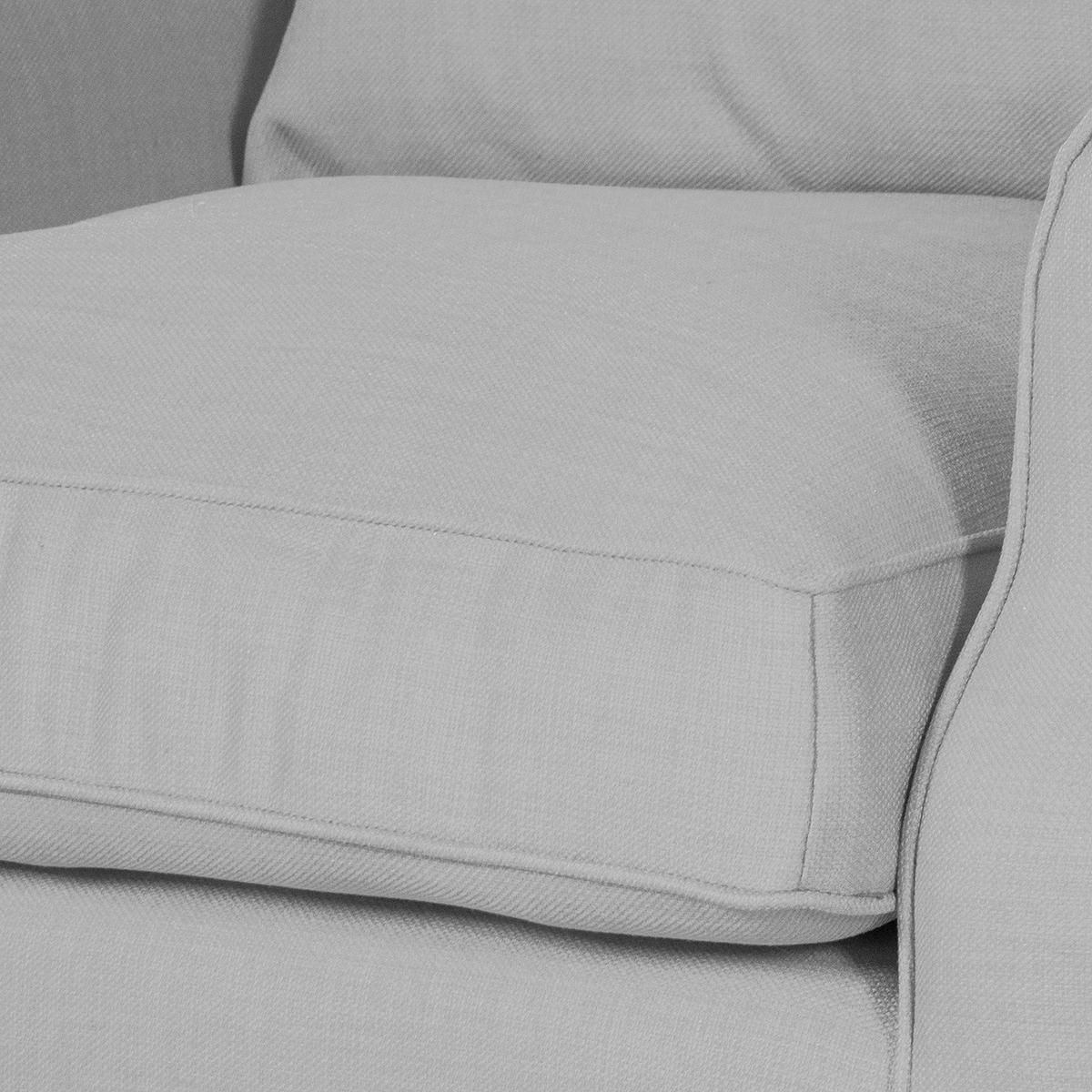 OHRENSESSEL - Webstoff, Grau, 93/93/87 cm - Grau, Textil (93/93/87cm) - home24