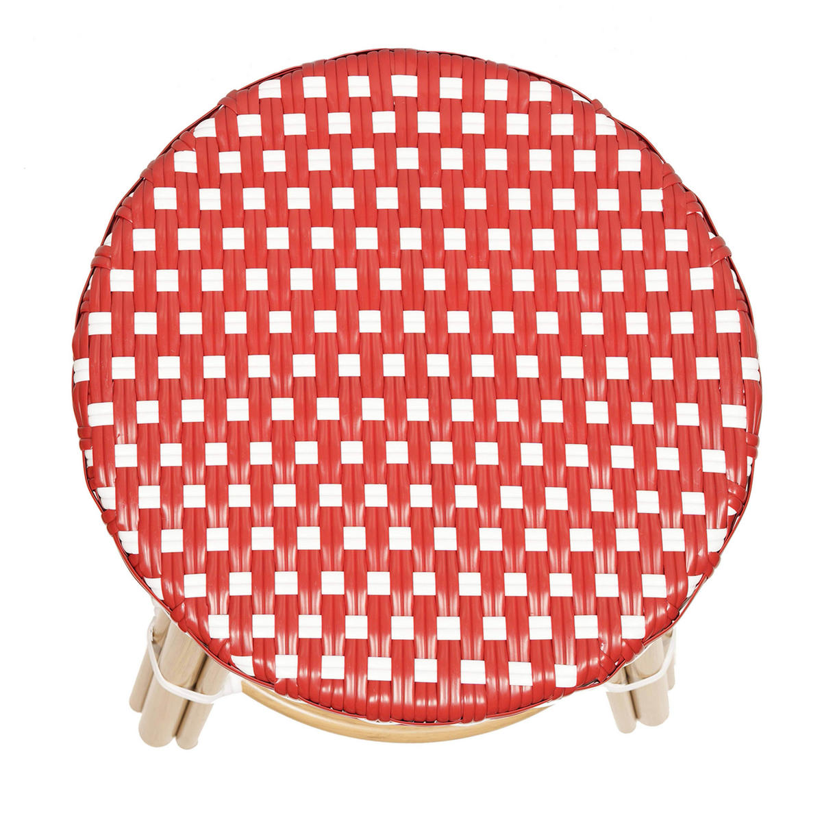 BARHOCKER, Rot - Rot, Metall (43/46/43cm) - Oviala