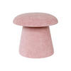 HOCKER Mushroom Rosa 39.5/39.5/37 cm - Pink, Textil (39.5/37/39.5cm) - Leitmotiv