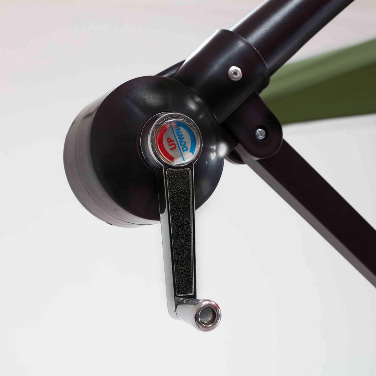 SONNENSCHIRM, Kaktusgrün - Grün, Metall (300/300cm) - Oviala