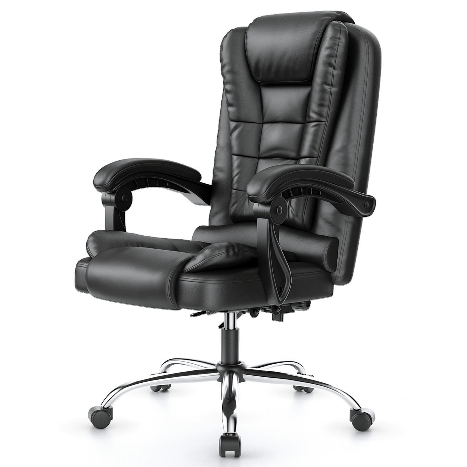 Rattantree ERGONOMICKÁ-KANCELÁŘSKÁ-ŽIDLE, polstrované sedadlo, nastavitelná výška, funkce sklopení