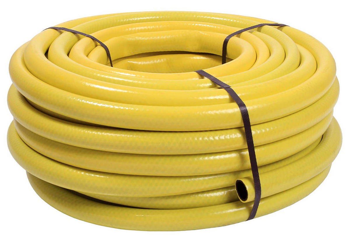 WASSERSCHLAUCH, Gartenschlauch, Bewässerungsschlauch 3/4" - 50 m 8 bar - Gelb, Kunststoff (40cm) - TRIZERATOP