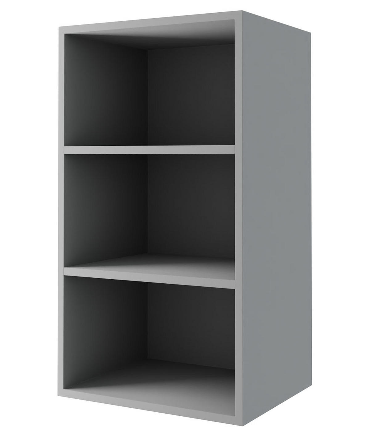 KÜCHENHÄNGESCHRANK Kvantum W2/30 Graphit Matt / Grau Matt 30 / 32,5 / 72cm - Graphitfarben/Grau, Holz/Holzwerkstoff (30/72/32.5cm) - Feldmann-Wohnen