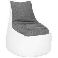 SITZSACK Cortona in Grau/Weiß - Grau, Textil (65/95/75cm) - Mömax