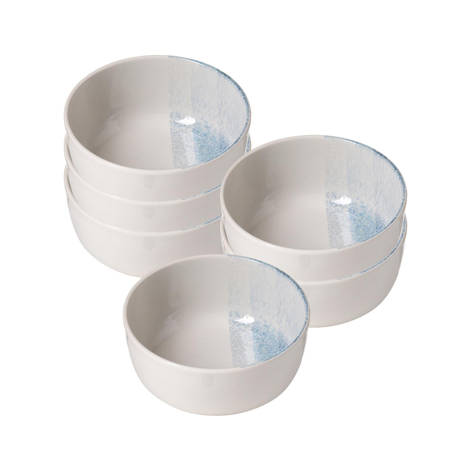 MÜSLISCHALEN Trio Blau ø 14,5 cm 6er Set - Blau, Keramik (14.5cm) - Ritzenhoff Breker