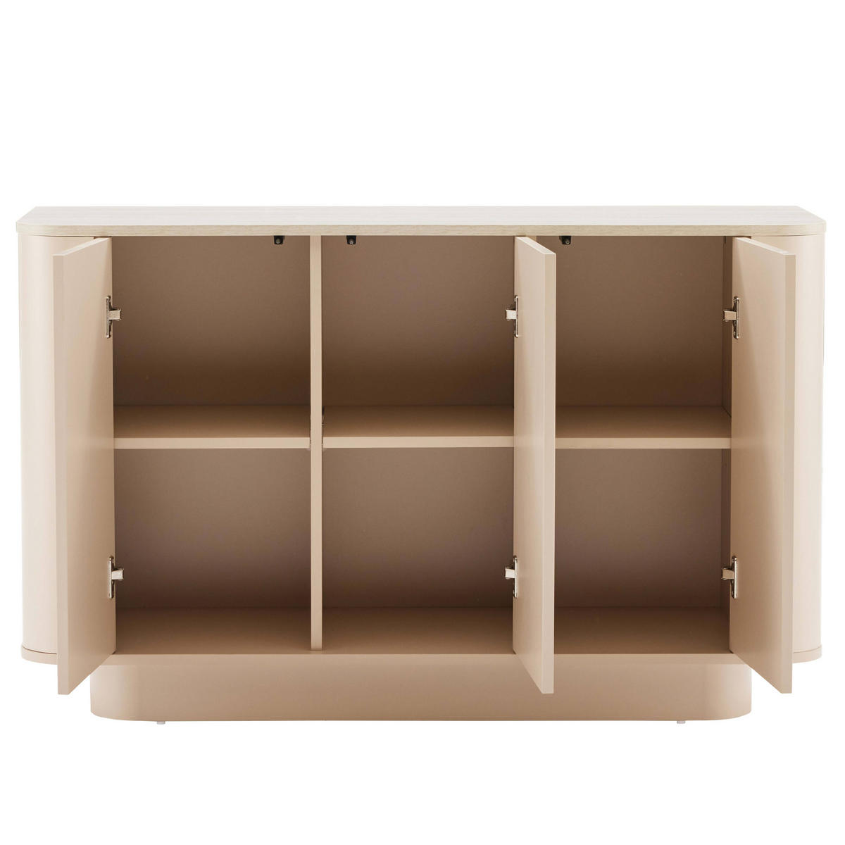 SIDEBOARD, Beige - Beige, Holz (120/75/40cm) - Oviala