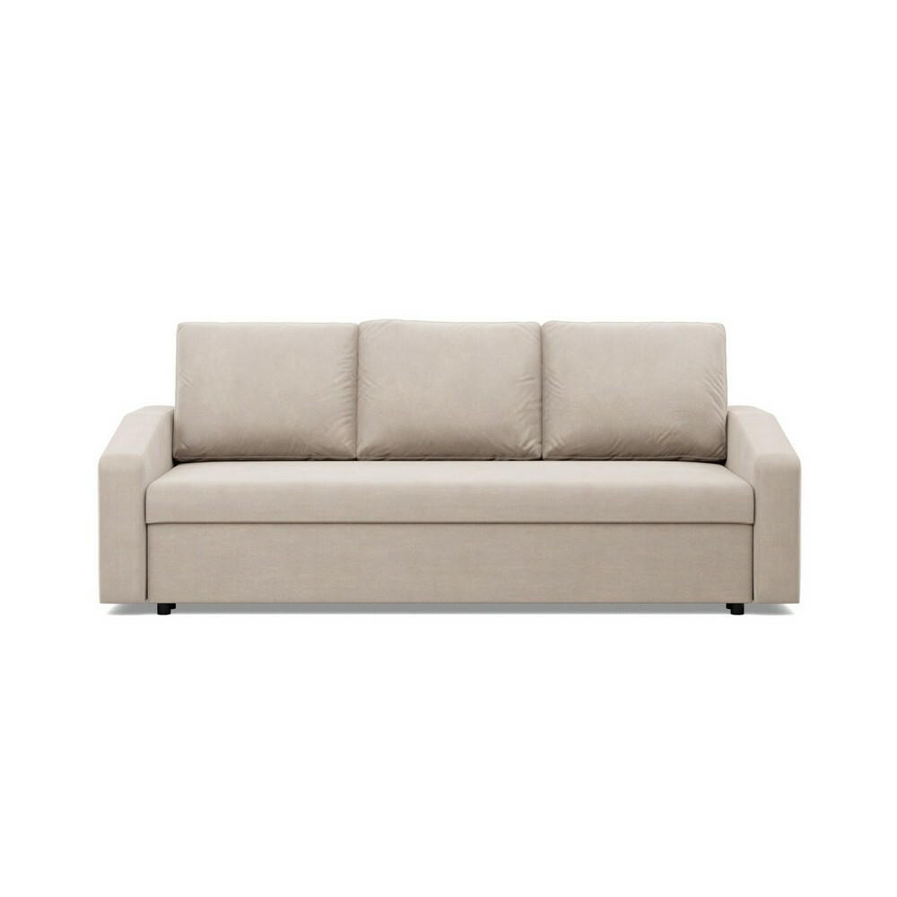SOFA Neo mit abgeschrägter Armlehnen beige - Beige, Textil (220/92/92cm) - SIMKAM Furniture