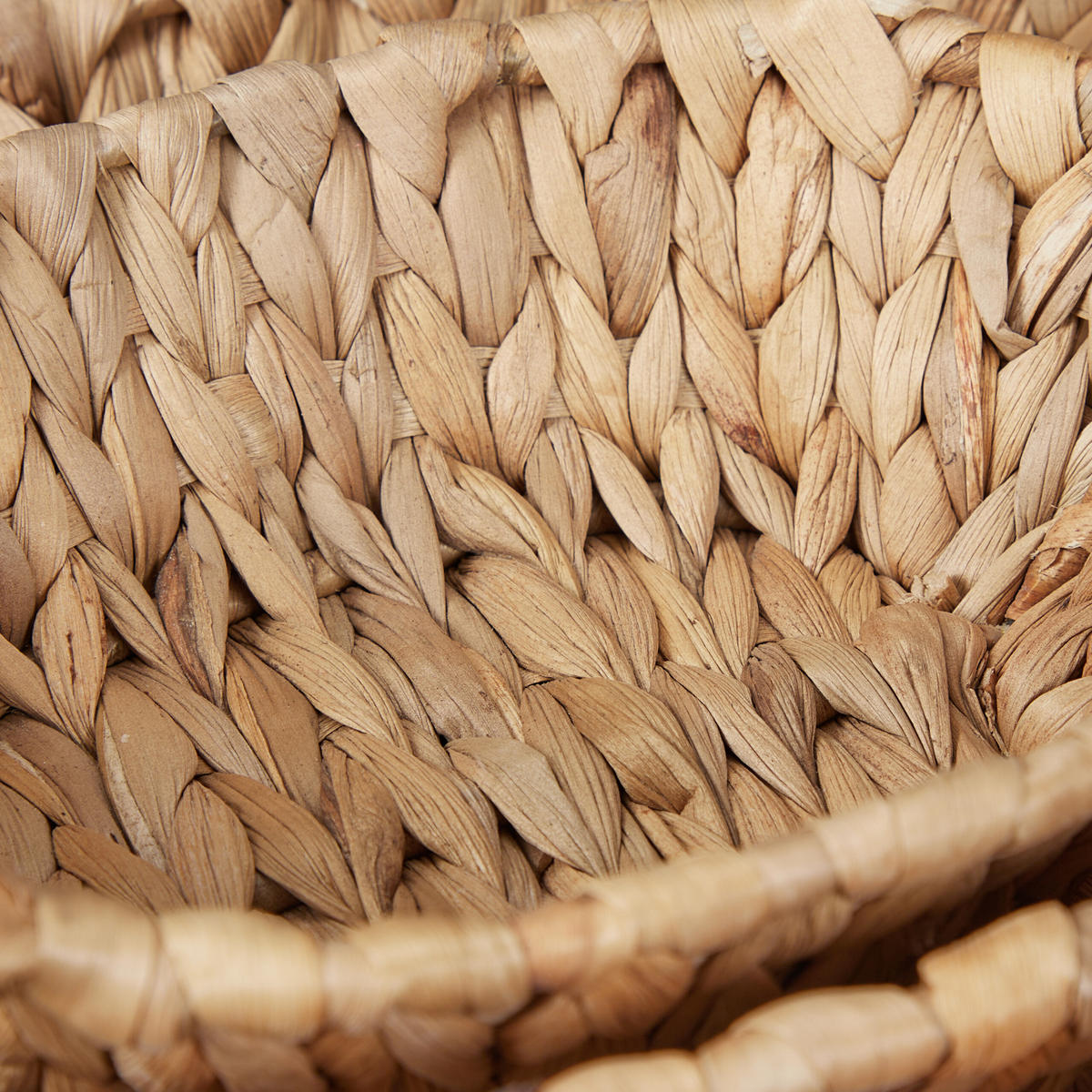 3XAUFBEWAHRUNGSKORB - Hellbraun, Textil/Metall (22/35/11.5cm) - Relaxdays