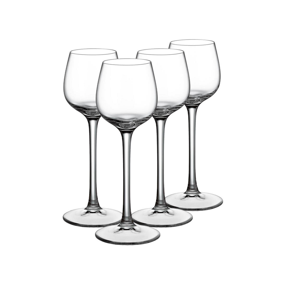 GRAPPAGLÄSER Purismo Specials transparent 50 ml 4er Set - Transparent, Glas (50L) - Villeroy & Boch