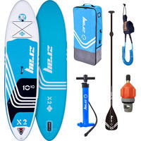 STAND-UP-PADDLE-BOARD X2 SUP Komplettset blau 330 x 81 x 15 cm mit Zubehör - Blau, Kunststoff (330/81/15cm) - Zray