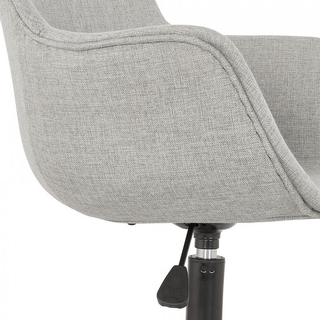 Thumbnail - AlterEgo Stuhl, Hellgrau, Textil, Metall, 59x80x54 cm, Arbeitszimmer, Bürostühle, Drehstühle