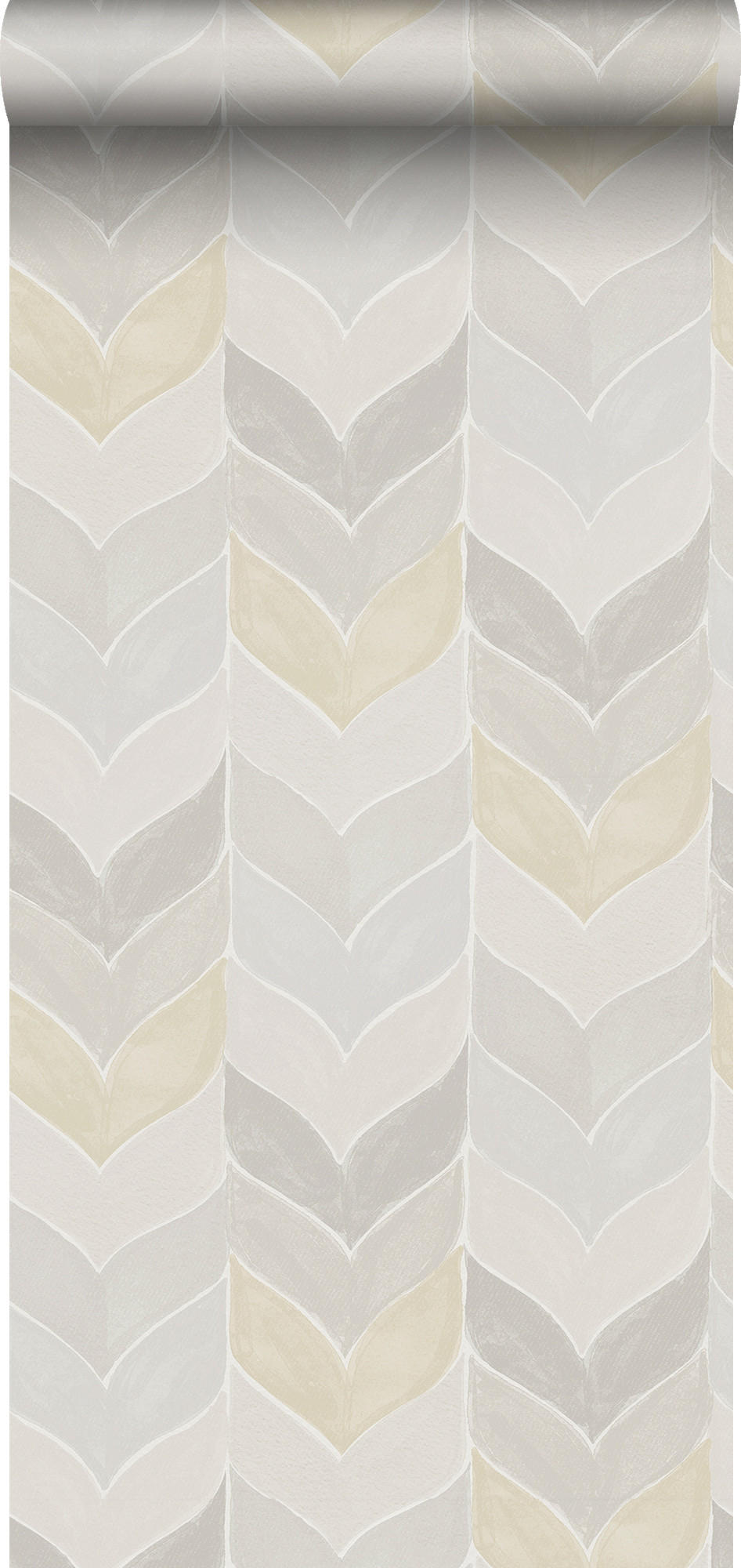 TAPETE grafisches Motiv 53 cm x 10,05 m - Grau, Papier (53/1000cm) - Sanders & Sanders
