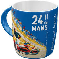 KAFFEETASSE 330 ml 24h Le Mans Racing Poster Blue - Multicolor, Keramik (0.33L) - Nostalgic-Art