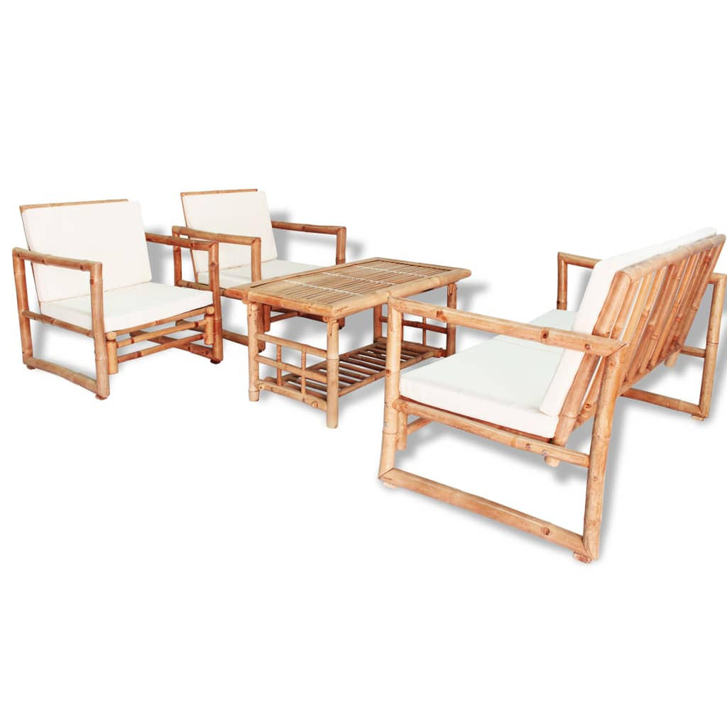 vidaXL Garten-Lounge-Set Braun
