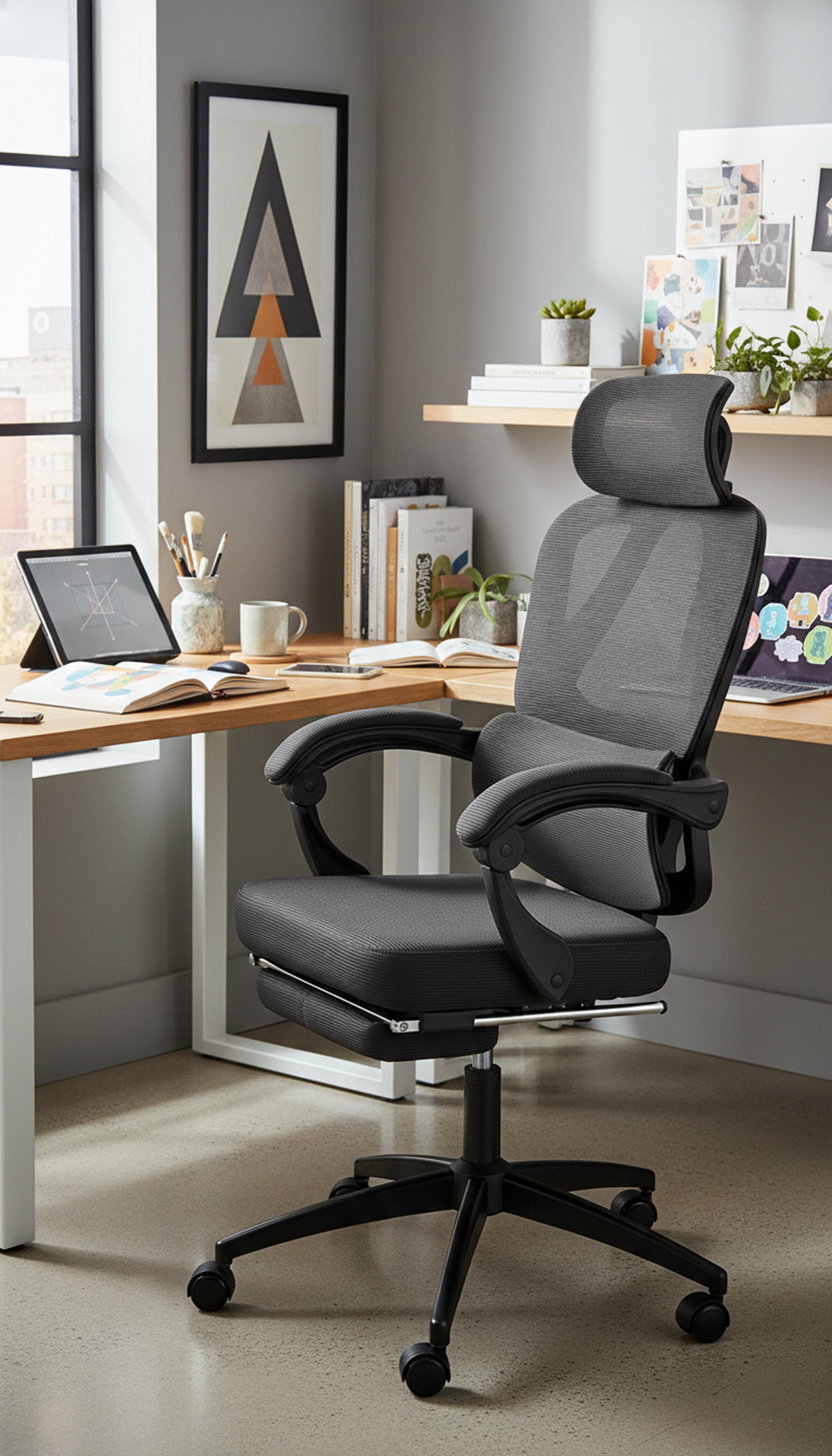 BÜROSTUHL Zeron schwarz - Schwarz, Textil/Metall (61/150/69cm) - TPFLiving