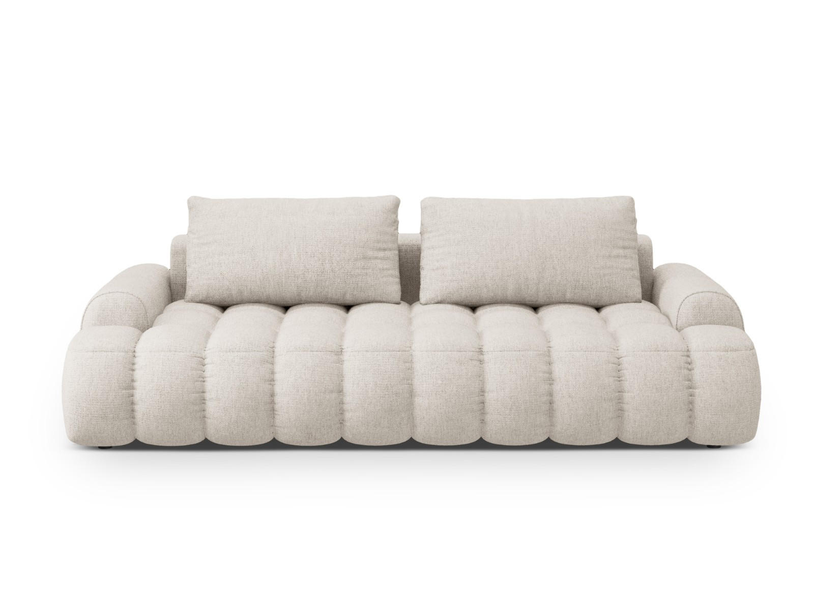 Cosmopolitan Design Ausklappbares-Sofa Beige 100x84x250 cm
