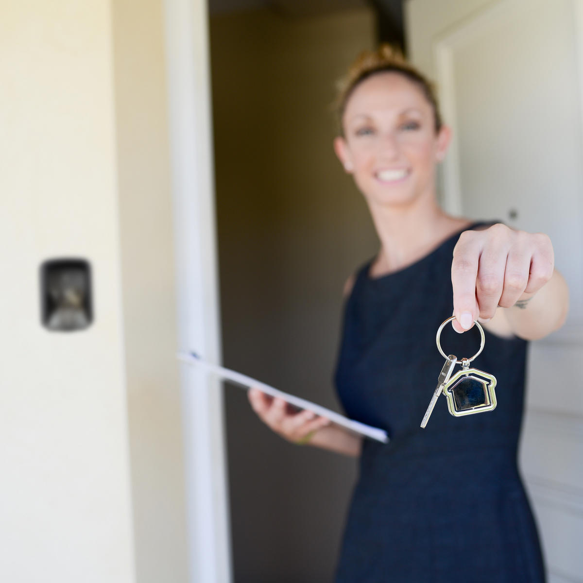 TREZOR na kľúče - viacfarebná, kov (9/11.5/4cm) - Relaxdays