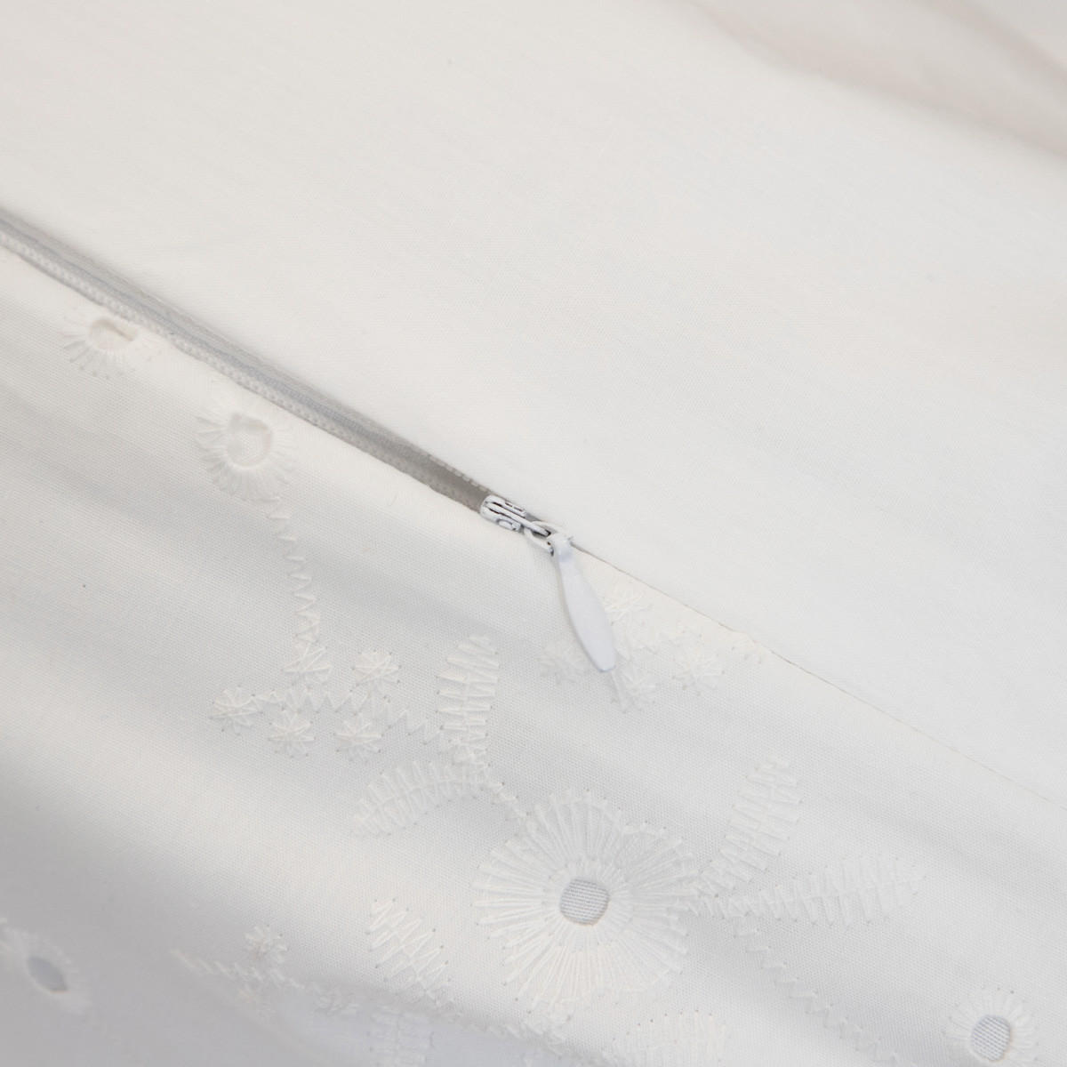 BETTWÄSCHE Lilith weiß 220/200 cm - Weiß, Textil (220/200cm) - Homla