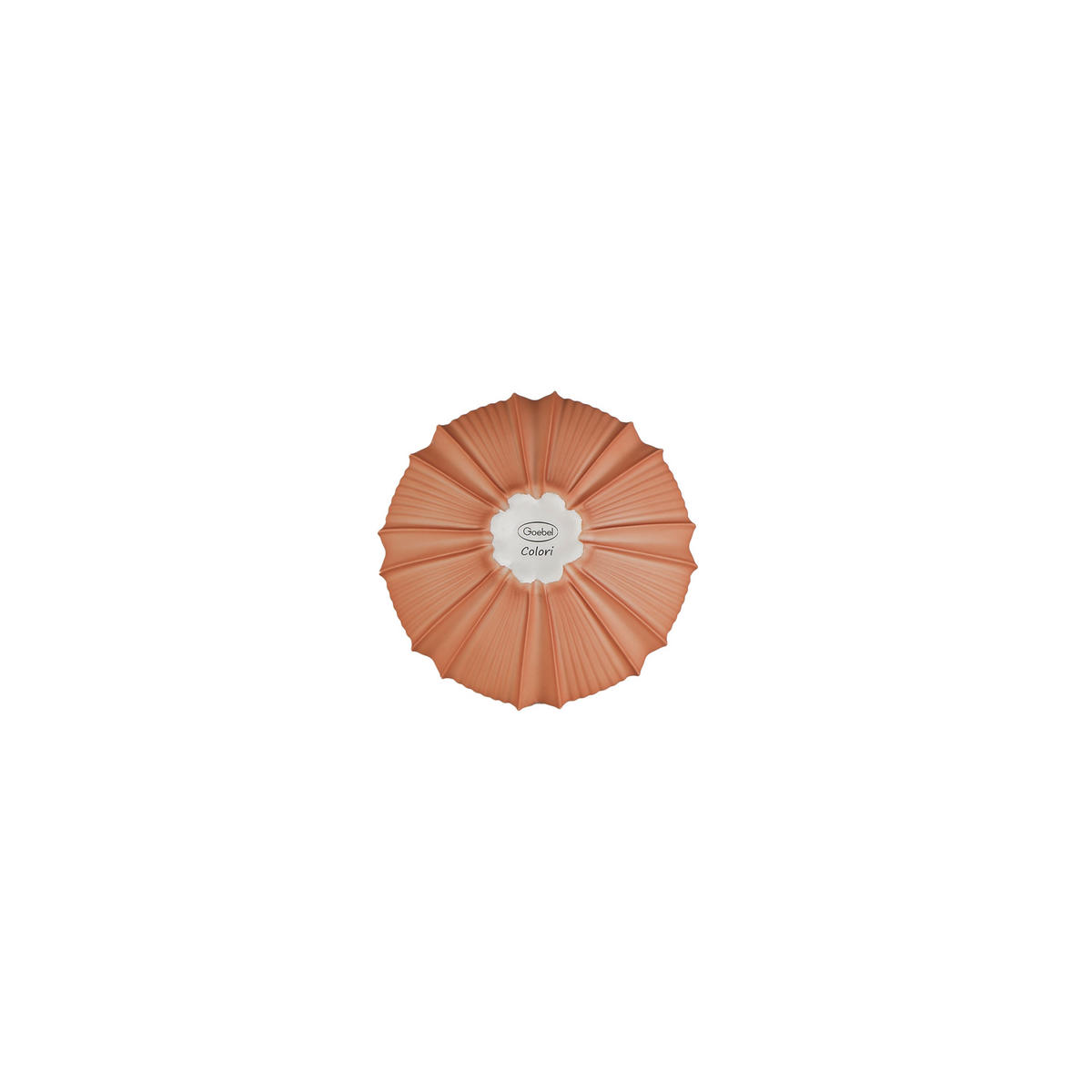 VASE Bahar, Biskuit-Porzellan, orange, 12 cm - Orange, Keramik (12cm) - Goebel