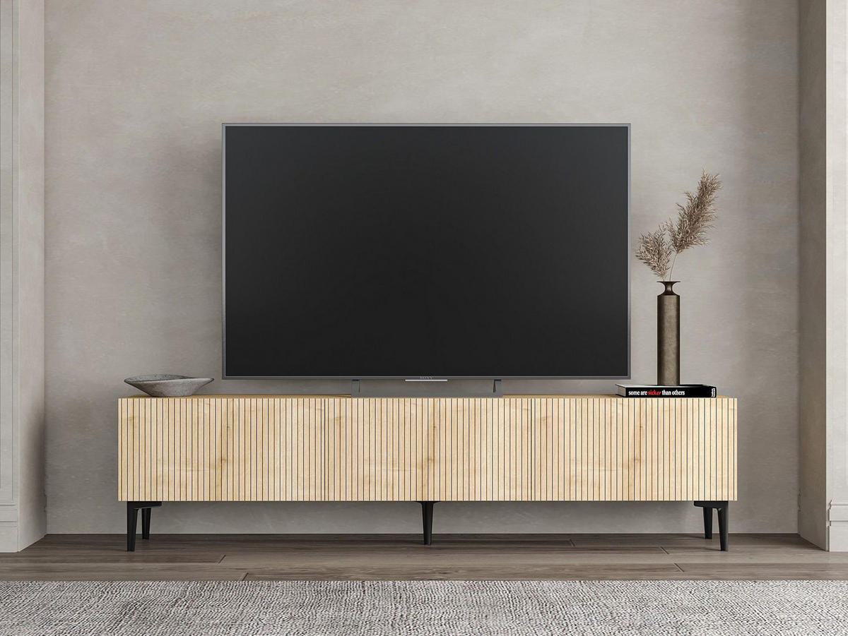 TV-MÖBEL oscar hellbraun - Braun, Holz (31/45/180cm) - Habitat Garten