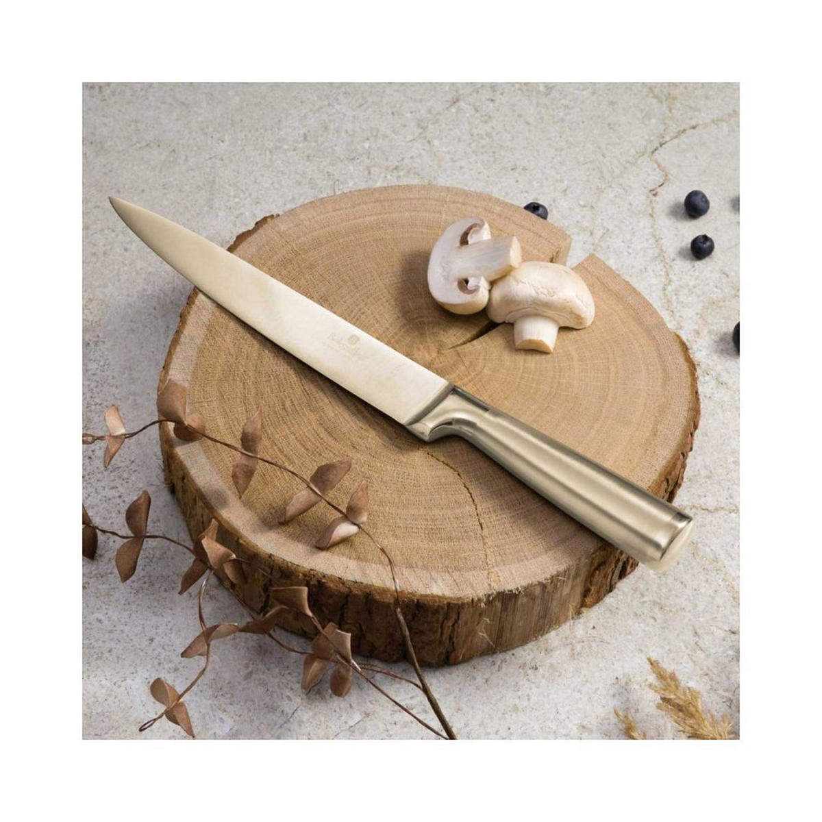 FISCHFILETIERMESSER Gold 34/2/34 cm BH2931 - Goldfarben, Metall (34cm) - Berlinger Haus