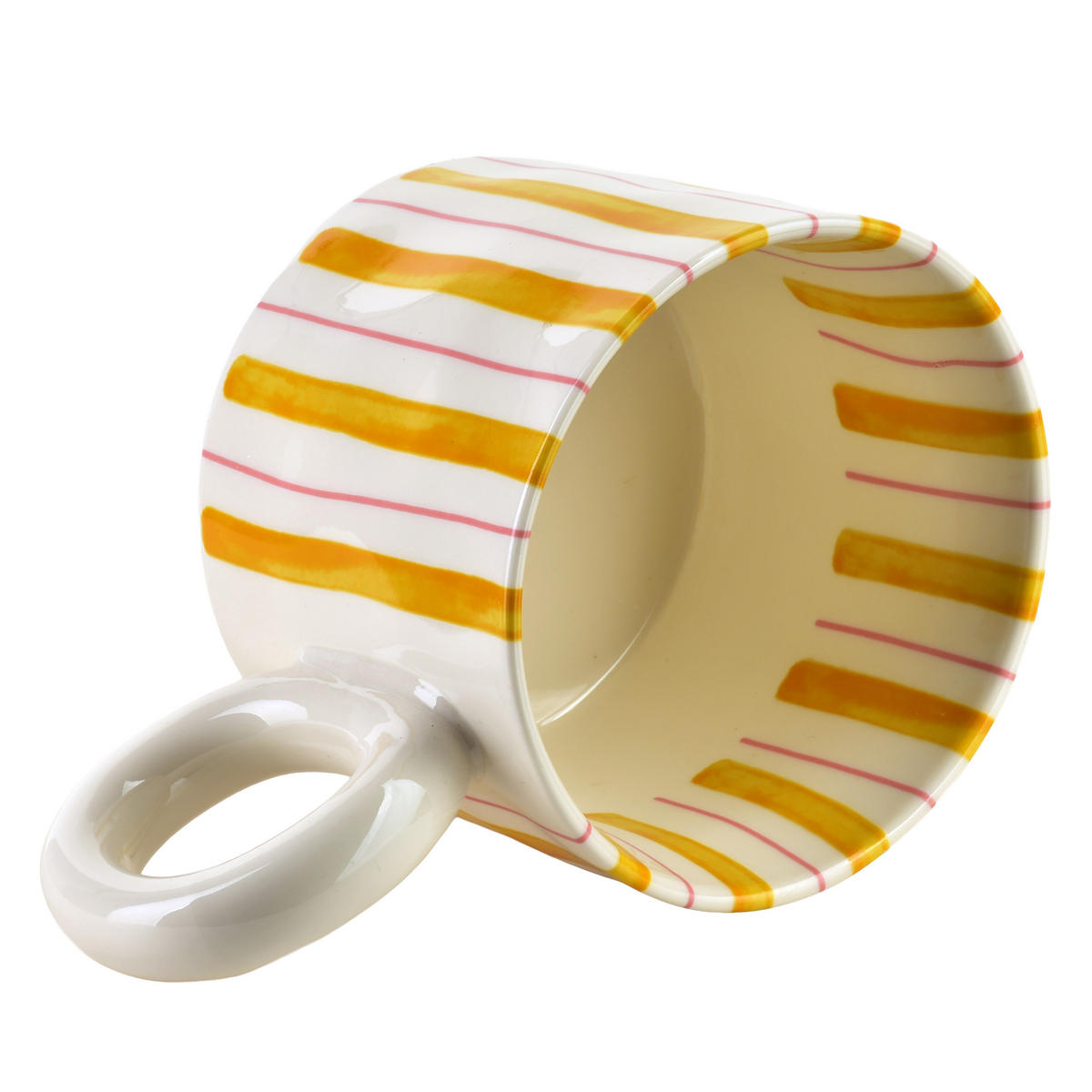 BECHER Rodi orange 10/15.5/8 cm Porzellan - Orange, Keramik (0.38L) - Mondex