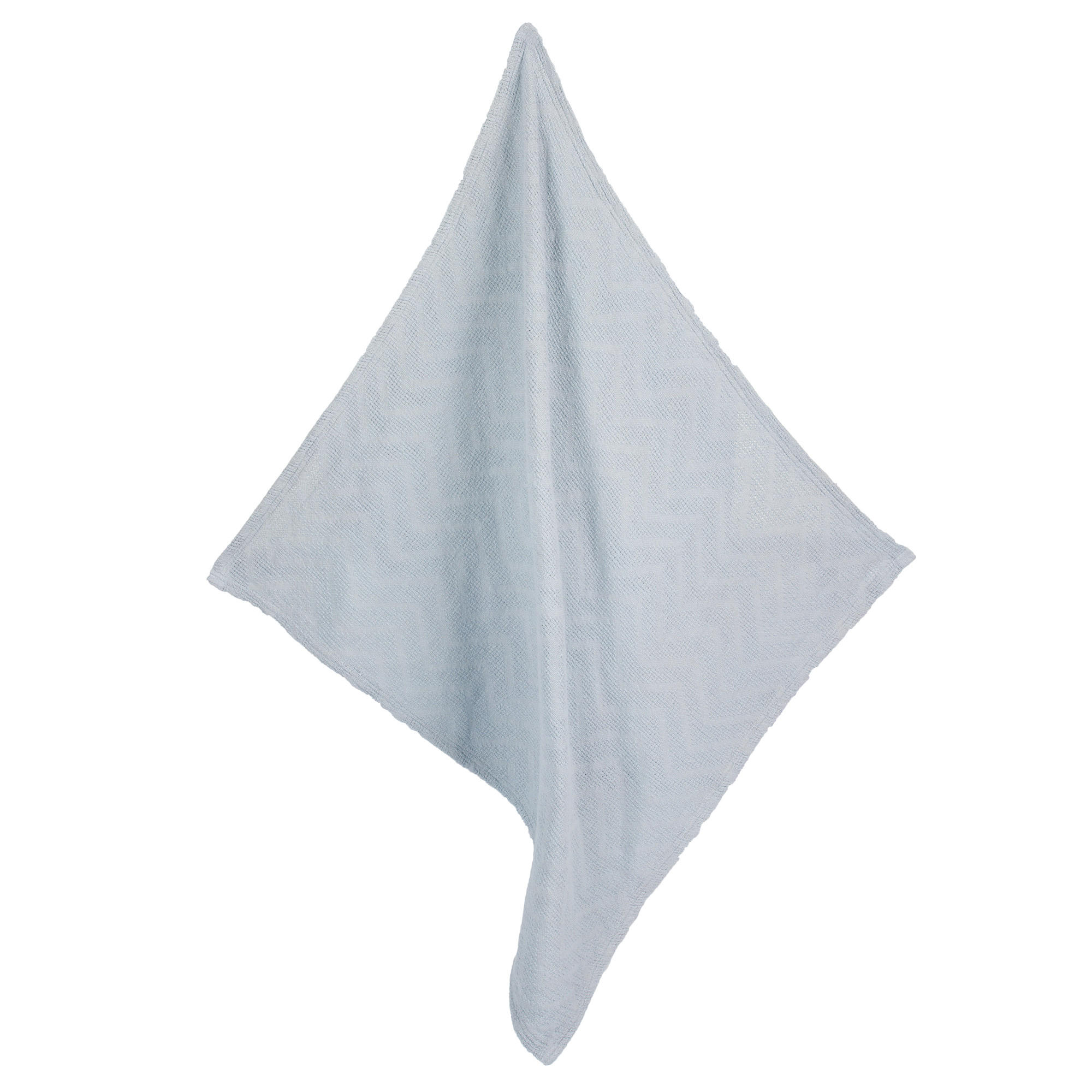 DECKE IN STRICKOPTIK 80 x 80 cm Lil Planet türkis - Hellblau, Textil (80/80cm) - Roba